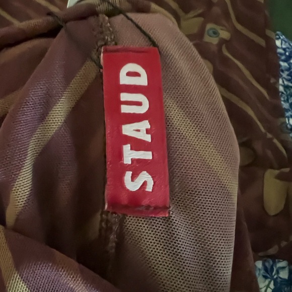 STAUD Printed Turtleneck Top Size: small - Picture 5 of 5